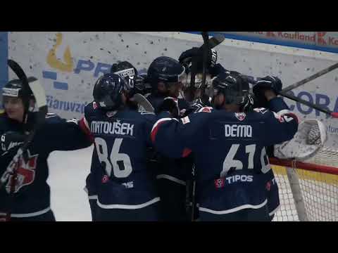 18. kolo HK MŠK Indian Žiar nad Hronom - Modré krídla Slovan 2-3 (HIGHLIGHTY)