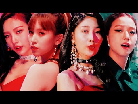 BLACKPINK & RED VELVET & EVERGLOW & TWICE - 'Fancy Chocolat Boy Love' MASHUP