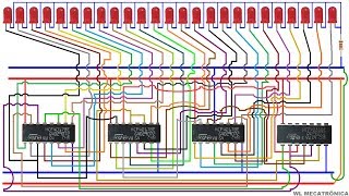 Download lagu 25 LEDS EM SEQUENCIA COM Ci 4017, Ci 4081 E Ci 555 mp3
