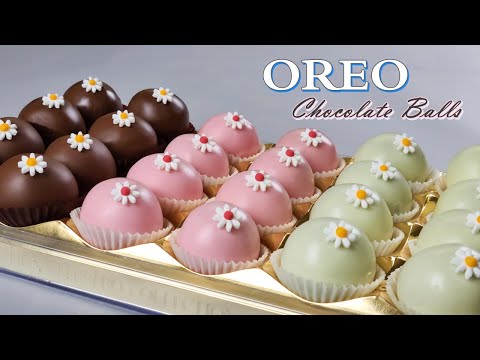 🎄 Christmas Dessert / OREO Chocolate Balls / 4-ingredients / NO Bake / Easy Recipe
