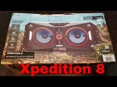 Altec Lansing Xpedition 8 Unboxing