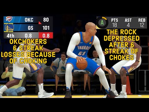 OKCHOKERS WITH 6 STREAK CHOKES | NBA 2K22 Mobile The Rock Series Ep. 6 | anakindave