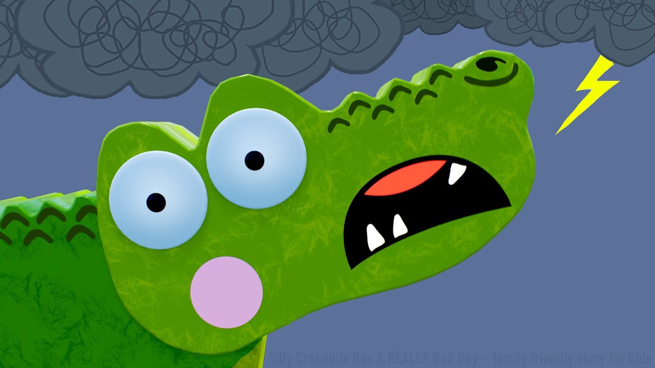 Silly Crocodile Has A REALLY Bad Day | Family Friendly Story For Kids