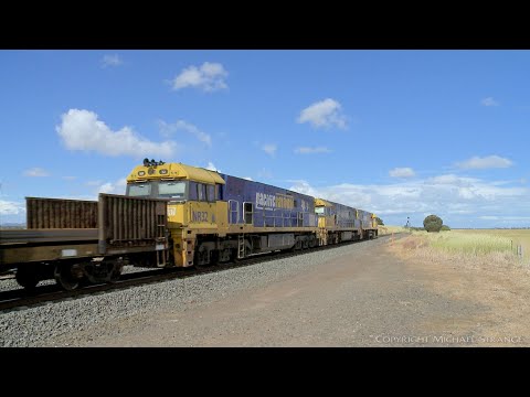 4PM4 Steel Wagons & Shipping Containers (6/12/2020) - PoathTV Australian Railways