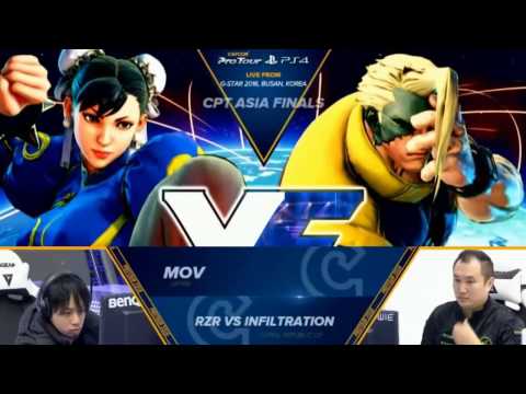 SFV: Mov vs Infiltration CPT Asia Finals Top 16 - Capcom  ProTour2016