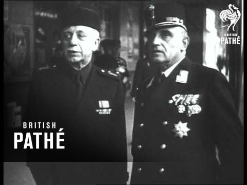 Mussolini Passing Through Austria, With Count Ciano (1939)