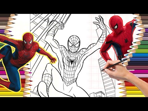 Spiderman Coloring Page💥Spiderman No Way Home💥Janji - Heroes Tonight (feat. Johnning) [NCS Release]