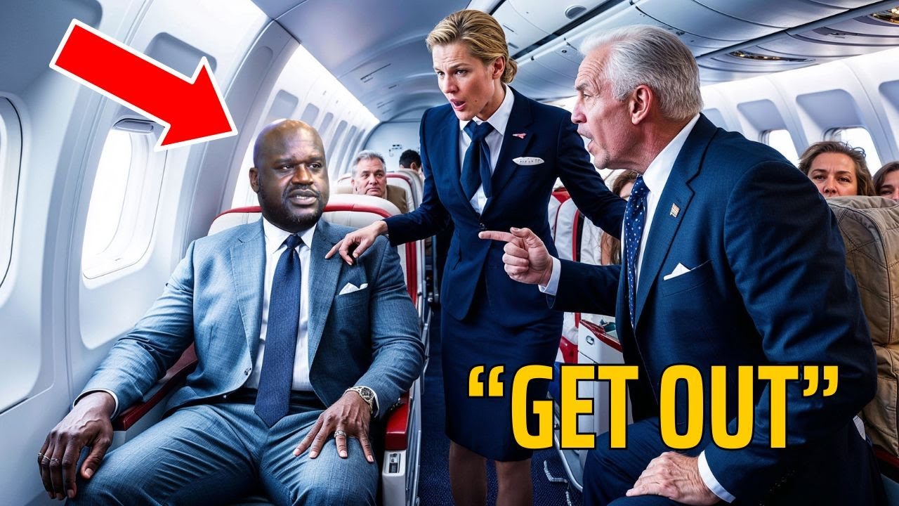 Racist Man Insults Shaq On A First Class Flight – What Happens Next Will Shock You!