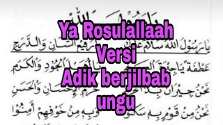 Download lagu Belajar Diba'an//Ya Rosulallaah Versi Adek berjilbab ungu,fuul lengkap mp3