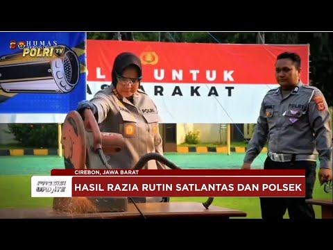 PRESISI UPDATE : POLRESTA CIREBON AMANKAN RIBUAN KNALPOT BISING 10/05/2025 (20.00)