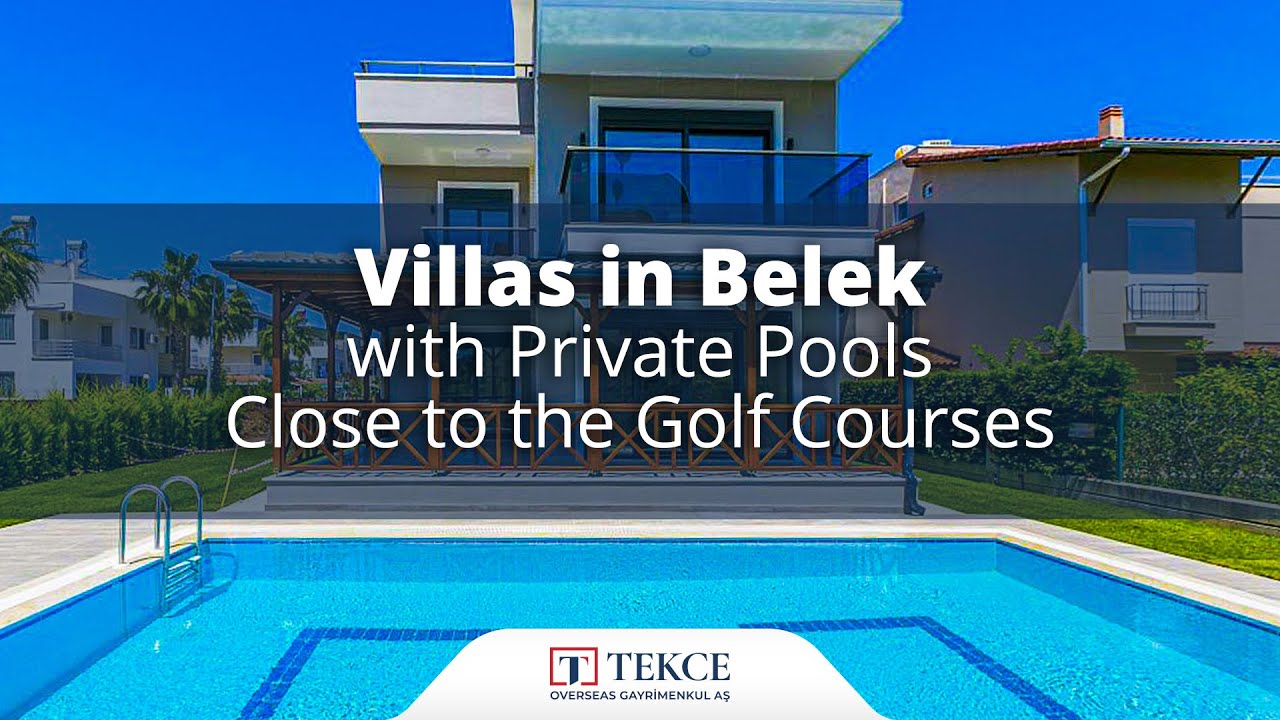 Villas Individuelles avec Piscine Privée à Belek Antalya
