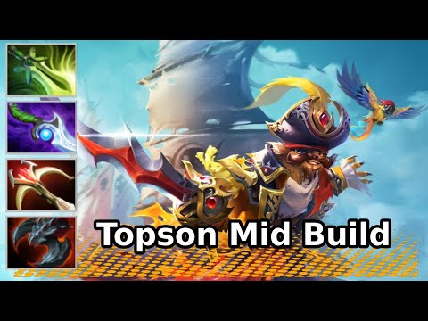 Topson Pangolier Mid Physical Build | Dota 2 New Meta Highlights Immortal Rank