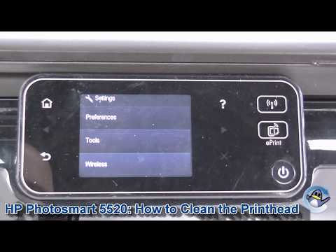 HP Photosmart 5520: How to do Printhead Cleaning Cycles