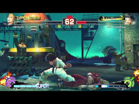 SSF4AE 2012 Ranked Asia - XBOX283 (Cody) VS NEO TheOldType (Makoto)