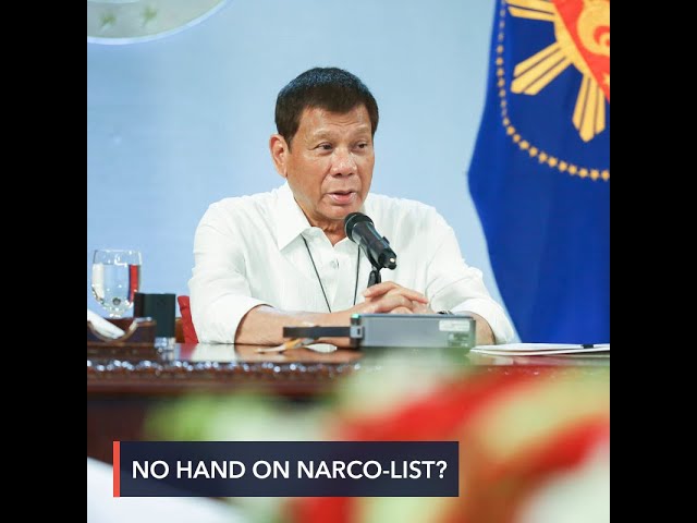 Duterte distances himself from his ‘narco-politicians’ list after Los Baños mayor killing