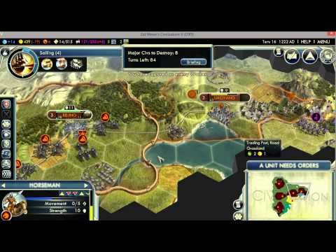 Civ V Mongol Scenario Deity Level Part 2 of 10