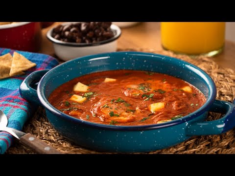 Huevos Ahogados Enchilados | Recetas para el desayuno