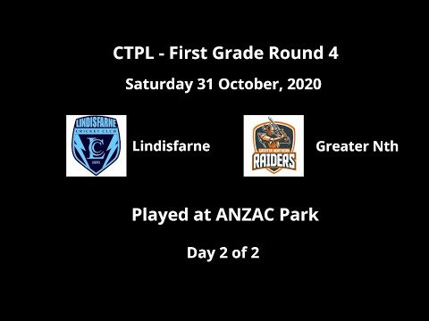 CTPL Mens 1st Grade Round 4 Day 2 - Lindisfarne v Greater Northern