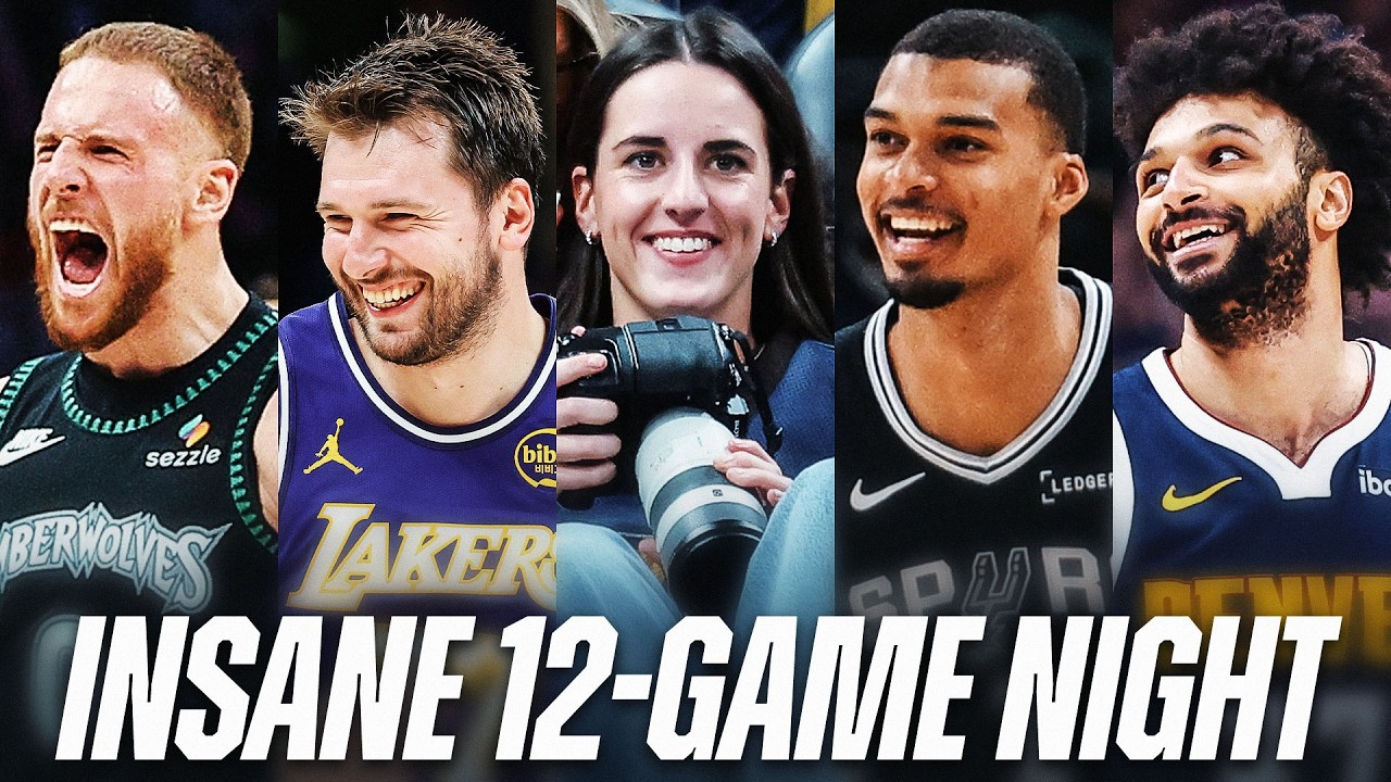 The CRAZIEST 12-Game NBA Night of the Season 😱 | March 25, 2026