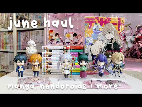 manga & anime figure haul + unboxing | apothecary diaries, genshin impact, frieren