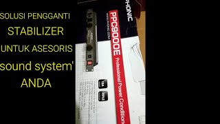 Video thumbnail for Power conditioner phonic.... by AFRIEZ MOKET