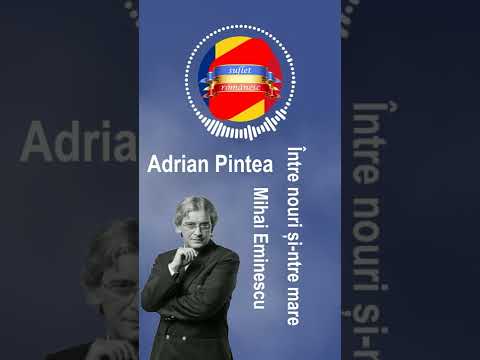 ”Între nouri și-ntre mare” de Mihai Eminescu - recită Adrian Pintea | Cele mai frumoase poezii 💙💛❤️