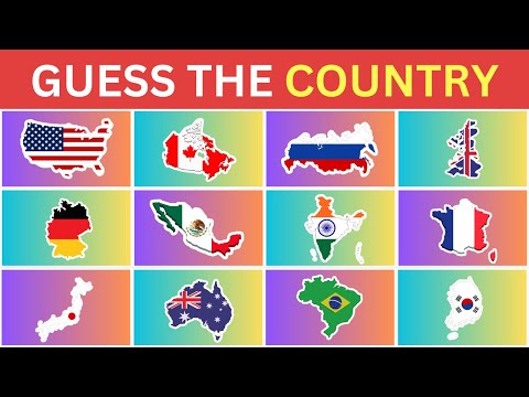 Can you Guess all 195 Countries by Map & FLAG?