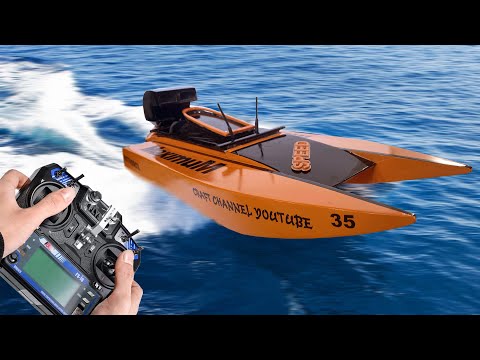 How To Make Rc Catamaran boat. DIY Rc Speed Catamaran Boat