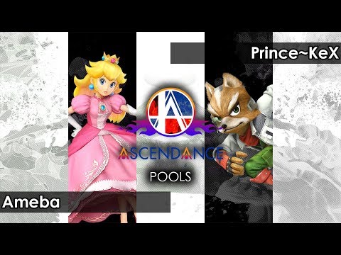 Smash 4: Ameba (Peach) V Prince~KeX (Fox) -  Ascendance #92 Tournament SSB4