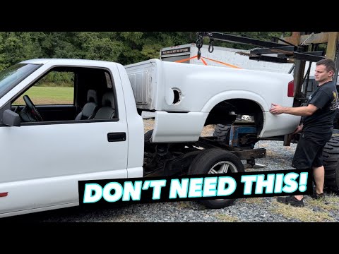 Project S10 Upgrades! Stepside To Fleetside Bed Conversion!