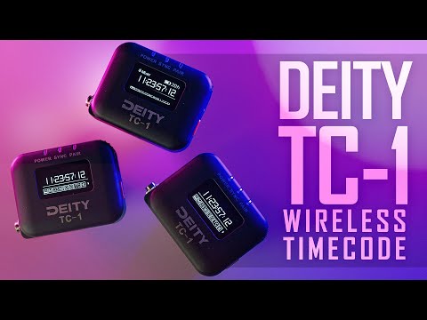 DEITY TC-1 Timecode Generator — Automating video and sound sync demonstration