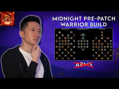 Fury Warrior Midnight Pre-Patch Build & Brief Rotation Guide (Patch 12.0.0 - Jan 20th/21st)