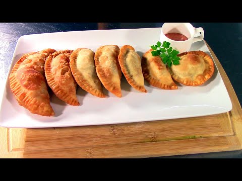 Empanada frita masa crujiente | curso de picaderas y bocadillos