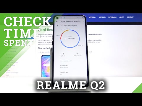 How to Check Total Time Spent on REALME Q2 – Check Total Screen Time