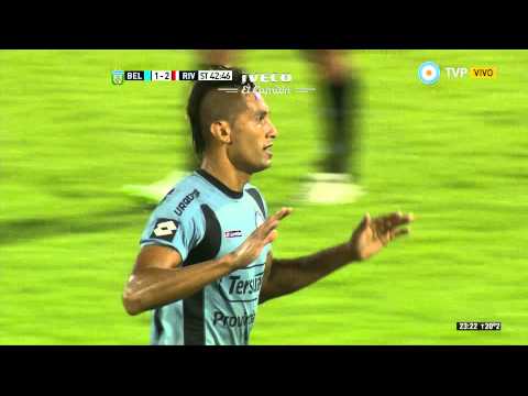 Gol de Escudero. Belgrano 1 - RIver 2 | Primera División 2015 - Fecha 3