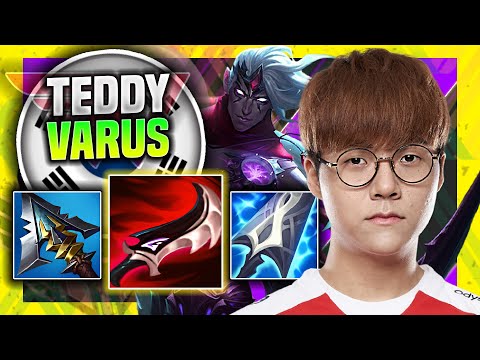 TEDDY IS SO GOOD WITH VARUS! - T1 Teddy Plays Varus ADC vs Xayah! | Season 11