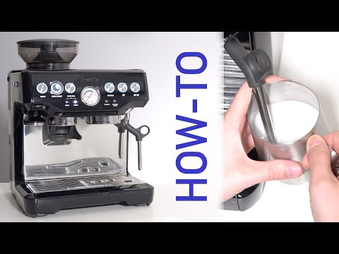 How to Steam Milk on the Breville Barista Express