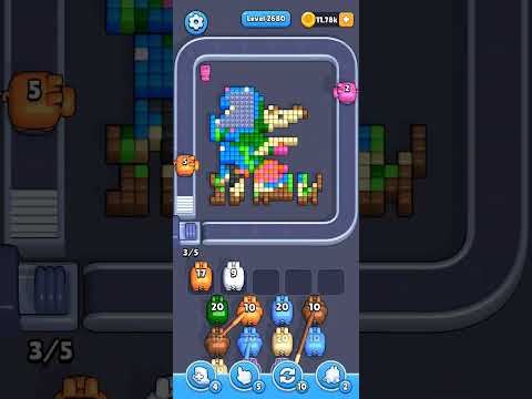 Pixel Flow Level 2680 Walkthrough