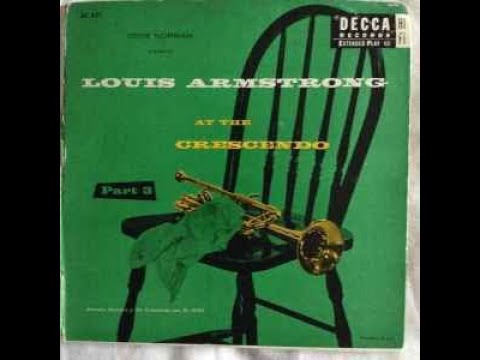 Louis Armstrong/At the Crescendo Part 3/A1 C'est Si Bon/A2 The Whiffenpoof Song/Decca ED 837 US 1955