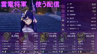 【原神】雷電将軍を使うで！！(ガチャ期限残り 9日ぐらい) いろいろ試してみる(配信テスト)