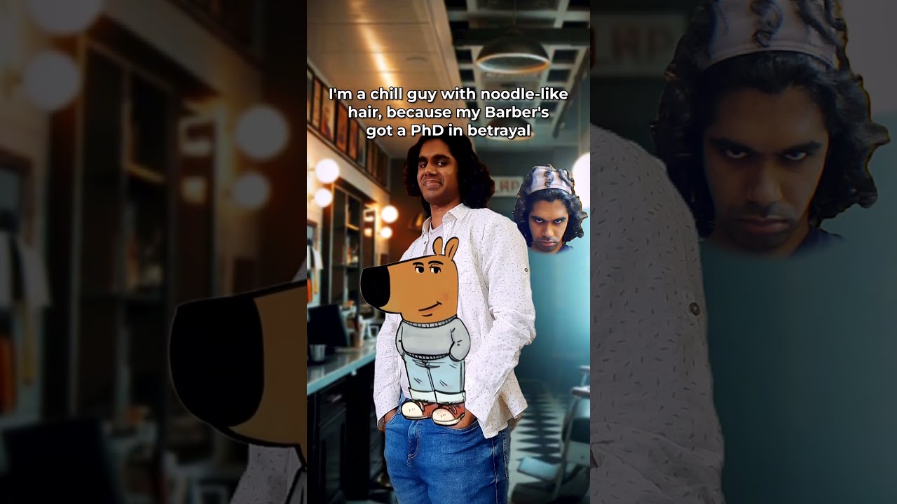 Skibidi Barber Who Ruined My ROMANTIC Life!!! 💀🤝 #chillguy #shorts