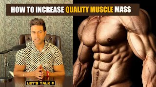 How to increase the QUALITY MUSCLE MASS - Guru Man