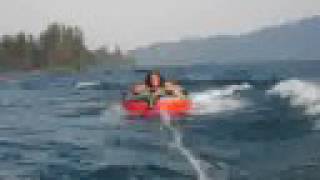 preview picture of video 'Tubing on Whiskeytown Lake'