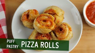 How to Make Pizza Rolls with Puff Pastry