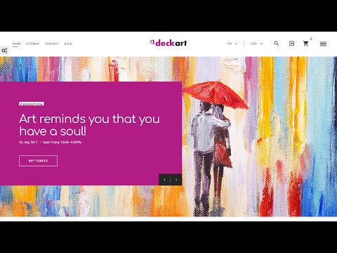 DeckArt Responsive PrestaShop Theme by RockThemes Website Template - 64364