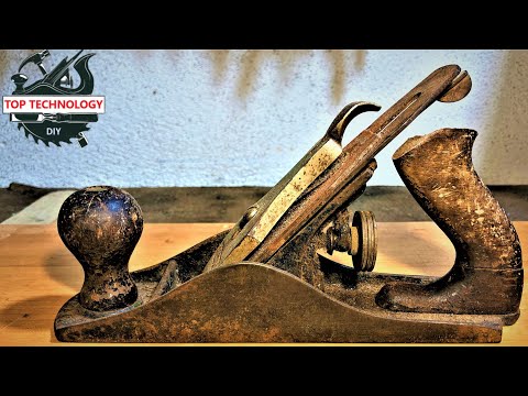 RESTORATION OF A VERY RUSTY HAND PLANE RECORD N4