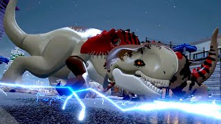 Distortus Rex VS Ceratossauro no LEGO Jurassic World
