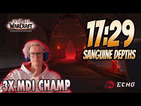 WINNING MDI Global Finals with a CLEAN +20 Sanguine Depths |  Echo vs Perplexed | Meeres PoV