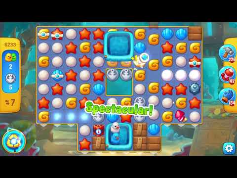 Fishdom 6233 Level - 18 moves - NO BooSTERS