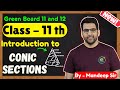 Class 11 Intro To Conic Sections Maths CBSE NCERT New Book Green Board